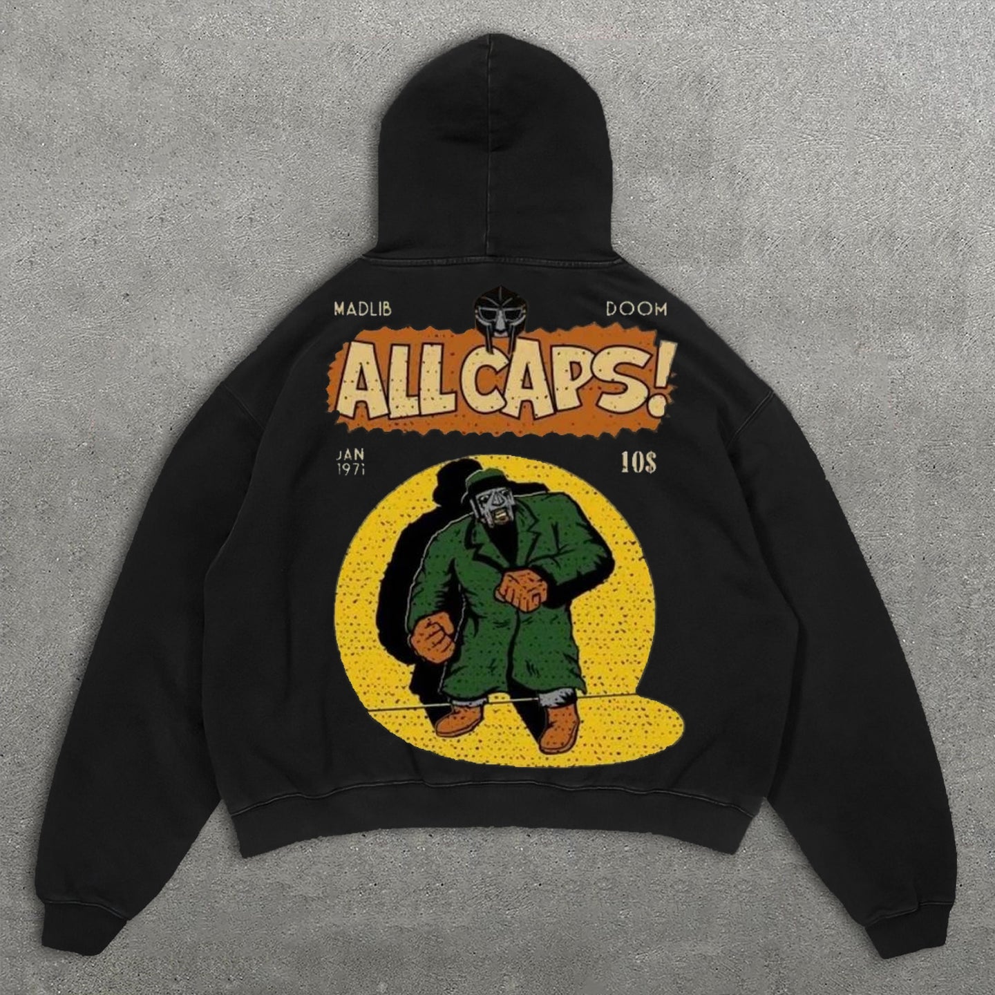 Hip-Hop MF Print Hoodie