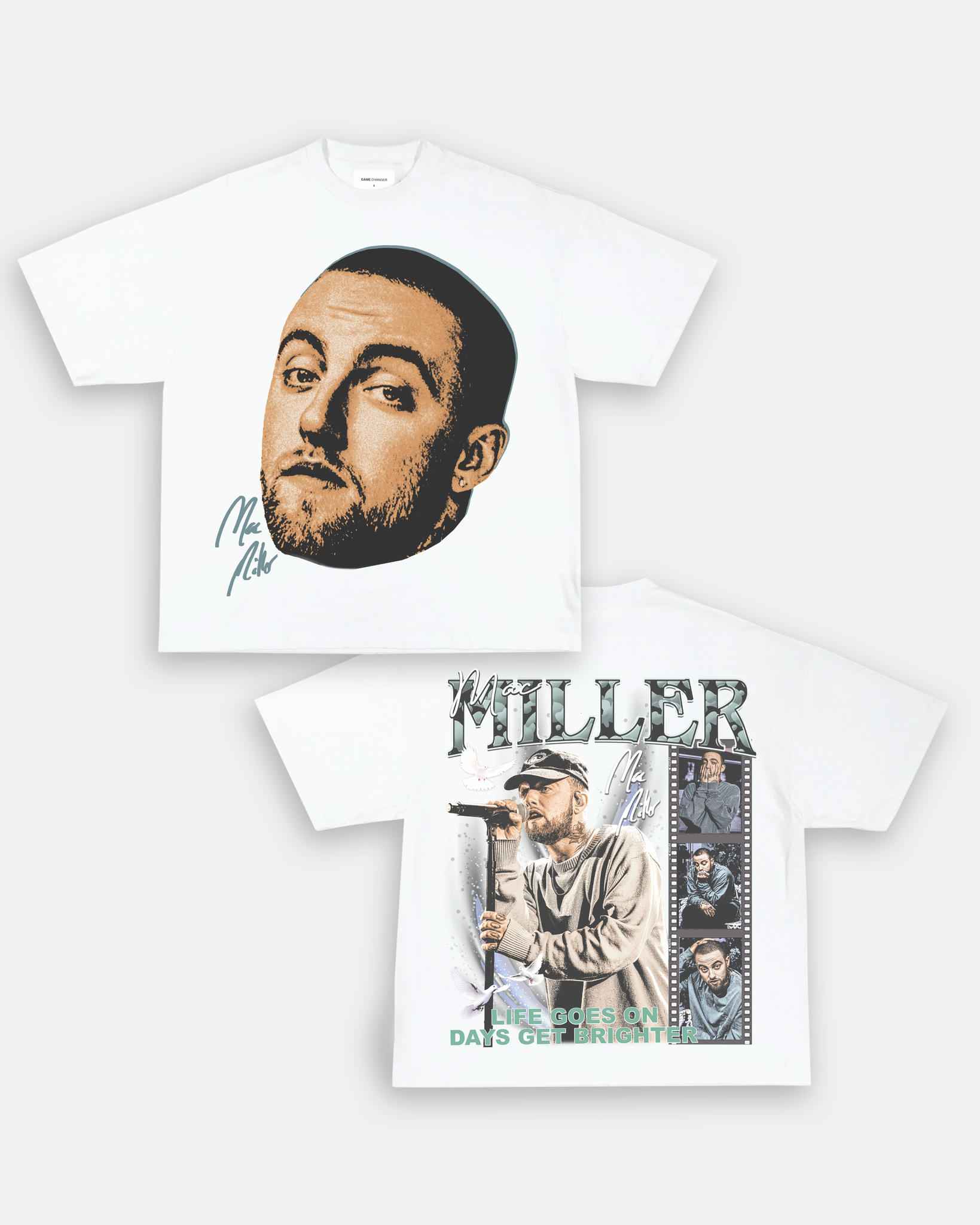 BIG FACE MAC MILLER TEE - [DS]