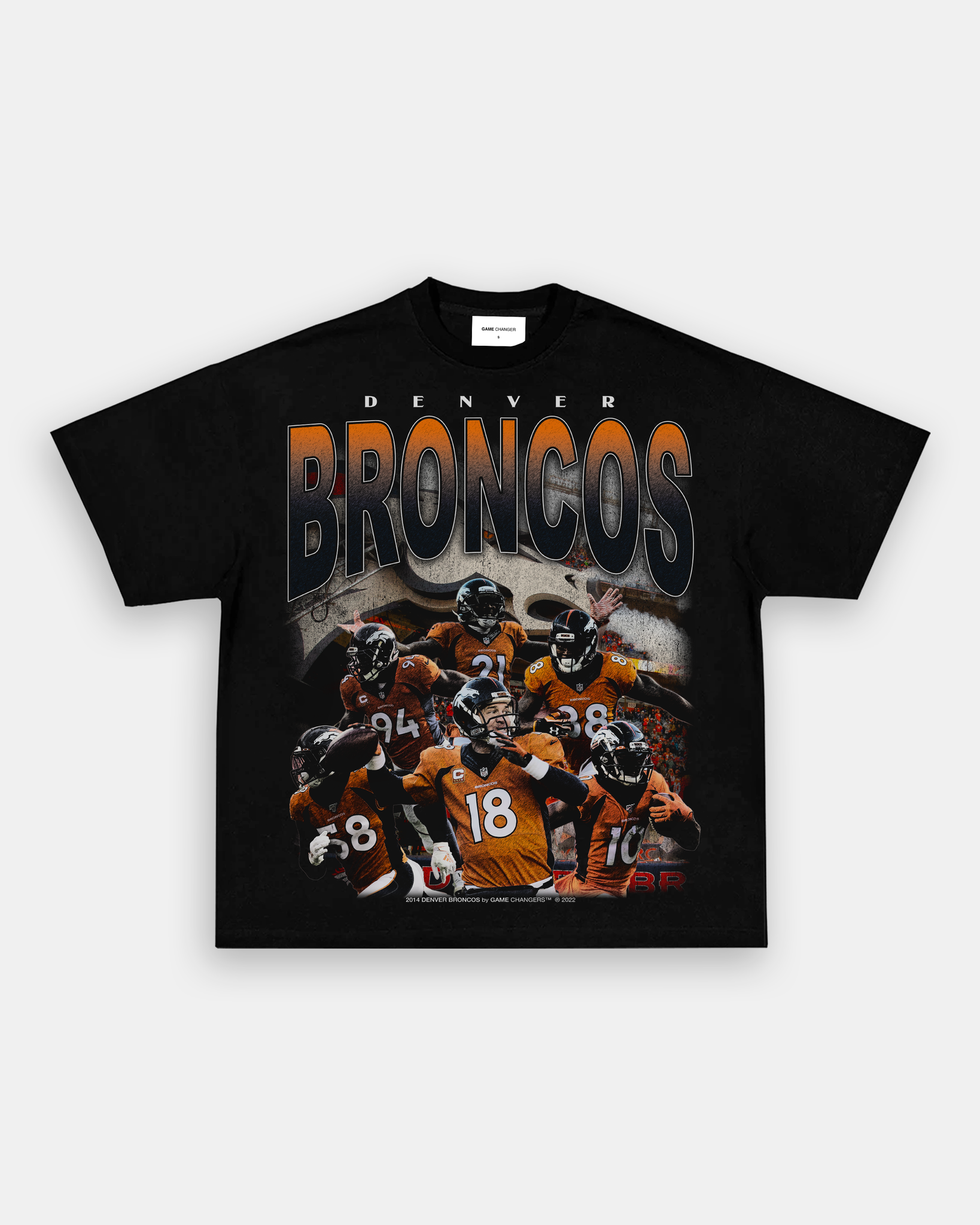 2015 DENVER BRONCOS VINTAGE TEE