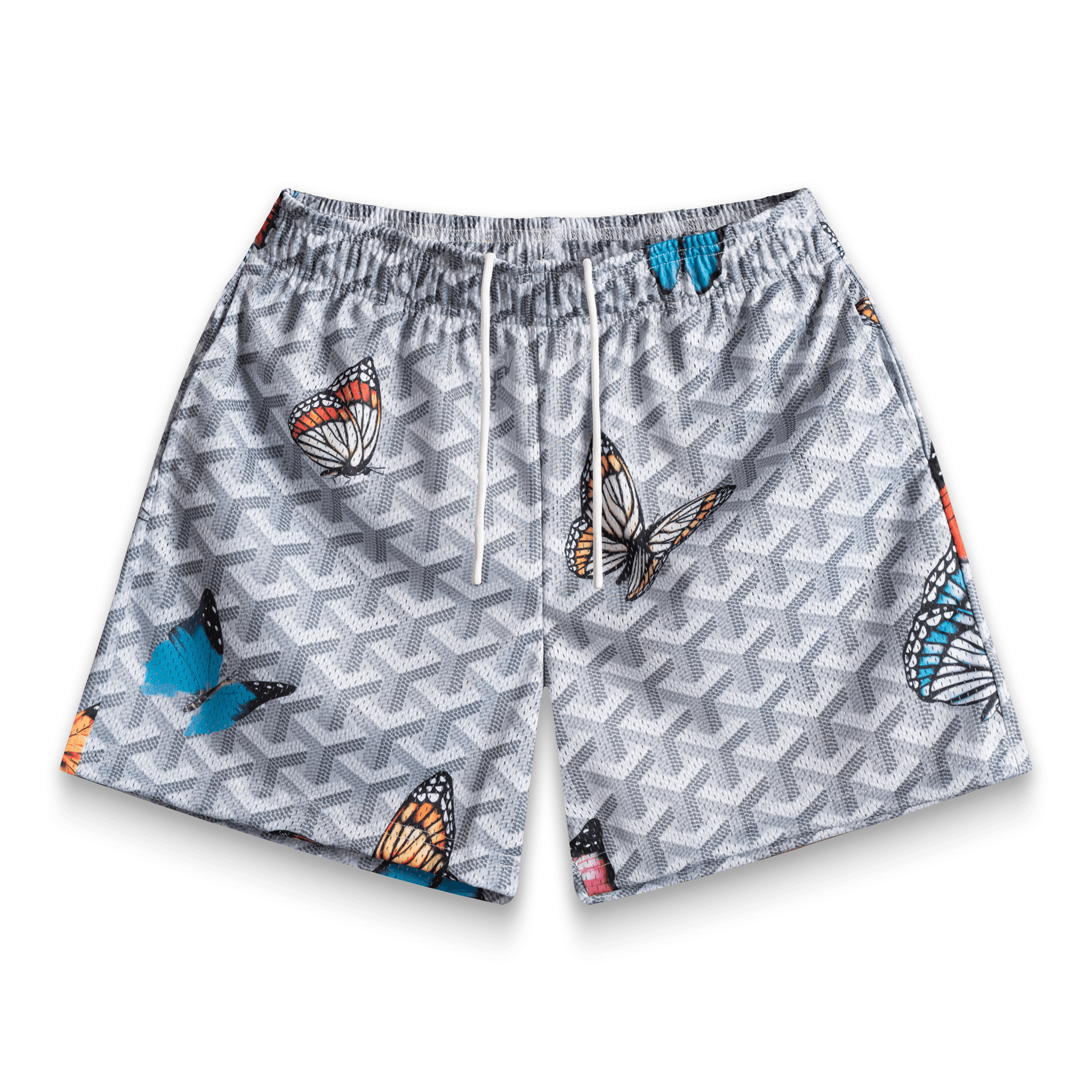 Grey Lotus Shorts