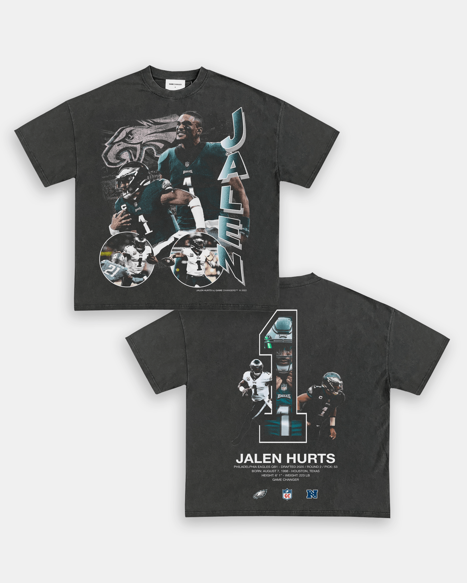 JALEN HURTS VINTAGE TEE - [DS]